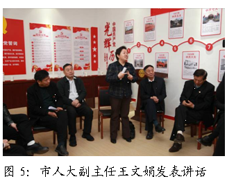 文本框:  
图5：市人大副主任王文娟发表讲话

